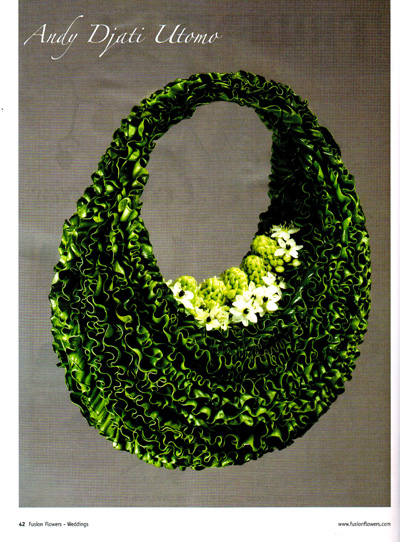 December Wedding Flowers on Fusion Flowers Issue 45 December 08 January 2009 United Kingdom Flora